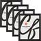 4 Pack Craig Frames Wiltshire 200 Ebony Picture Frame